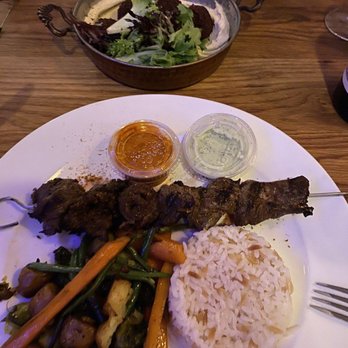 Zeugma Mediterranean Grill - Beet Falafel Dinner Beef Shish Kebab Dinner - Mediterranean Near Me - Montclair, New Jersey Zeugma Mediterranean Grill - Beet Falafel Dinner Beef Shish Kebab Dinner - Mediterranean Near Me - Montclair, New Jersey