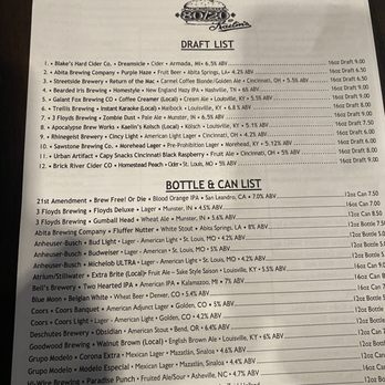 80/20 @ Kaelin's - Extensive beer menu - Burgers Near Me - Louisville, Kentucky
