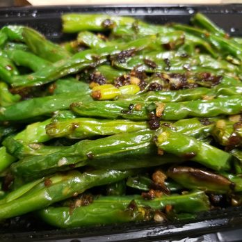 Chef Wu - Sichuan style stir fried string beans $15.95 - Szechuan Near Me - Roswell, Georgia
