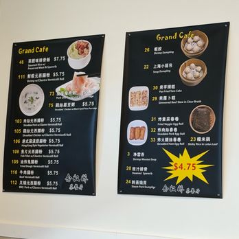 Grand Cafe - Menu - Cafes Near Me - Richmond, California
