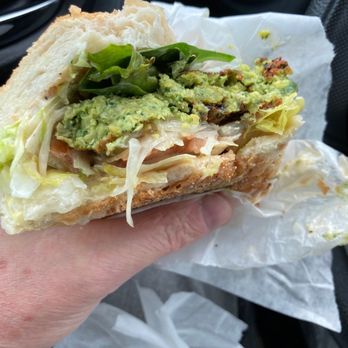 Boon Café  - Falafel on baguette. Moist, messy, delicious. - Burgers Near Me - Norridge, Illinois