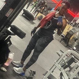 Me about to tackle the lat pull down