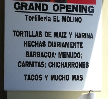 Tortilleria El Molino