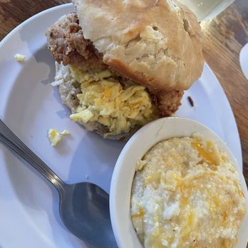Cahawba House - Chicken and the Egg Biscuit Breakfast - Southern Near Me - Montgomery, Alabama