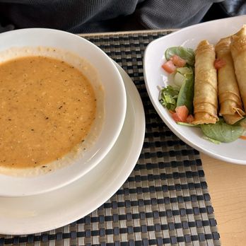 Pasha Turkish Kitchen - Lentil soup and Sigara Boregi - Turkish Near Me - Willowick, Ohio