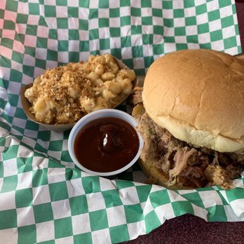 Smoking Jay's BBQ - Pulled Pork Sandwich - American Near Me - Omaha, Nebraska Smoking Jay's BBQ - Pulled Pork Sandwich - American Near Me - Omaha, Nebraska