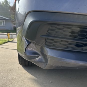 Mobile Bumper & Dent repair - Before - Mobile Dent Repair Near Me