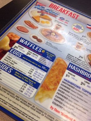 Menu photo 2 Waffle House Raceland, LA Menu photo 2 Waffle House Raceland, LA