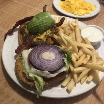 Country Cafe - ABC burger avacado bacon and cheese - Breakfast & Brunch Near Me - Cypress, California