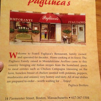Pagliucas - Italian Near Me - Boston, Massachusetts