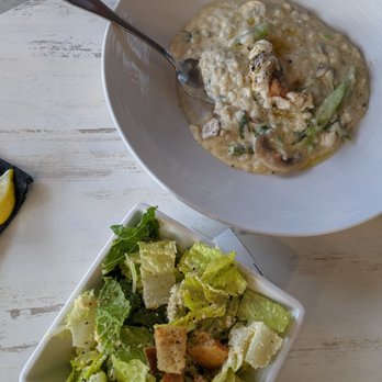 Savor Restaurant - Lobster risotto with half ceasar salad - Seafood Near Me - Carmel, Indiana Savor Restaurant - Lobster risotto with half ceasar salad - Seafood Near Me - Carmel, Indiana