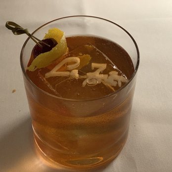 La Foret - old fashion with blanton's - French Near Me - San Jose, California