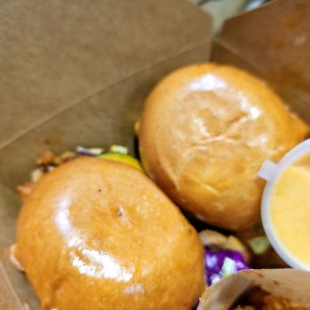 Madbun - Duo Sliders Combo:  Korean Hot Brioche Bun &  Seoul Chick Brioche Bun - Asian Fusion Near Me - Rancho Cucamonga, California