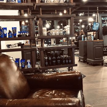 Shear Excellence - Leather easy chairs and a warm, inviting atmosphere - Men's Hair Salons Near Me - Charlotte, North Carolina
