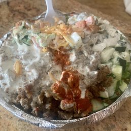 Lamb Gyro RICE Platter Lamb Gyro RICE Platter