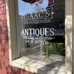 Isaac's Antiques - Outside window