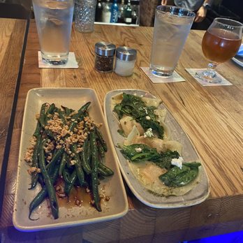Moku Kitchen - Green beans tossed in shoyu topped with Mac nuts & the best Ravioli's . You will not be disappointed. - Cocktail Bars Near Me - Honolulu, Hawaii Moku Kitchen - Green beans tossed in shoyu topped with Mac nuts & the best Ravioli's . You will not be disappointed. - Cocktail Bars Near Me - Honolulu, Hawaii