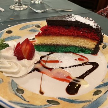Buon Amici - Rainbow cookie cake - Italian Near Me - White Plains, New York Buon Amici - Rainbow cookie cake - Italian Near Me - White Plains, New York