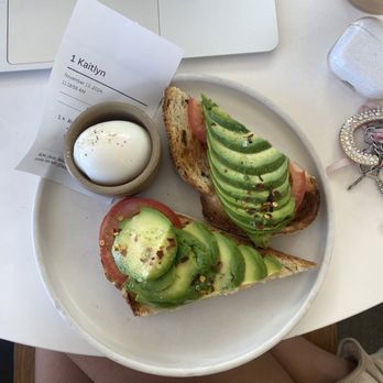 Communal Coffee - Avocado toast - Cafes Near Me - Oceanside, California