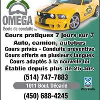 Omega Driving School - Driving Schools Near Me - Laval, Quebec Omega Driving School - Driving Schools Near Me - Laval, Quebec