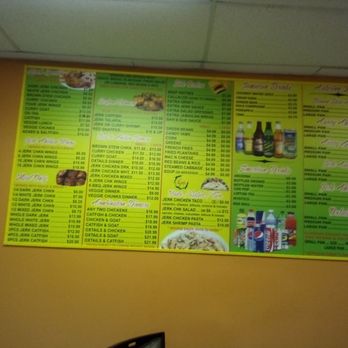 One Stop Jamaica Jerk - Their menu tacos, salad, salad, Arizona Tea, Red Bull nice pick me ups. - Caribbean Near Me - Chicago, Illinois