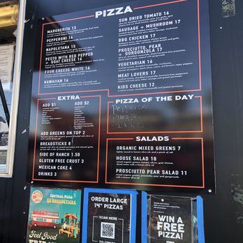Firetrail Pizza - Menu - July 2023 - Pizza Near Me - San Francisco, California