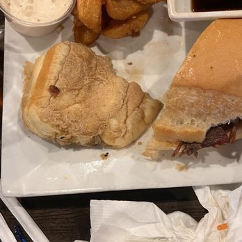 Final Draft Brewing Company - The BBQ Brisket French Dip , was really tasty but the bottom bread was saggy. - Breweries Near Me - Redding, California Final Draft Brewing Company - The BBQ Brisket French Dip , was really tasty but the bottom bread was saggy. - Breweries Near Me - Redding, California