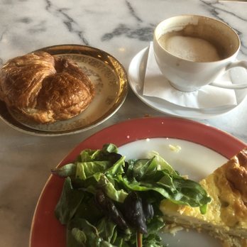 Ritual Luncheonette & Bar - Green chillie quiche with mixed greens dressed with lemon vinaigrette. - Desserts Near Me - Jacksonville, Texas
