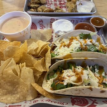 Sassy's Red House - Honey Siracha chicken tacos - Barbeque Near Me - Fayetteville, Arkansas