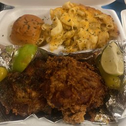 Their fried chicken and baked Mac n cheese highly recommended Their fried chicken and baked Mac n cheese highly recommended