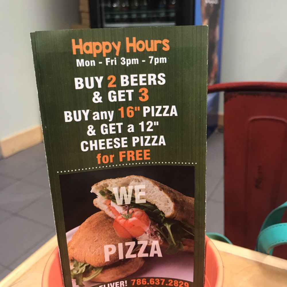 Mazza Pizzeria - Happy happy hour. - Pizza Near Me - Doral, Florida