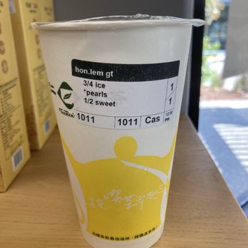 Ten Ren Tea - Honey lemon green tea - Bubble Tea Near Me - Cupertino, California