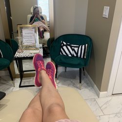 the LAB med spa - Waiting for my numbing cream to kick in. :)