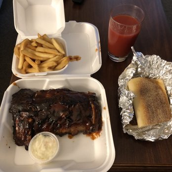 Jim Dandy's - a tray of ribs, french fries and a drink - American Near Me - Nutley, New Jersey Jim Dandy's - a tray of ribs, french fries and a drink - American Near Me - Nutley, New Jersey