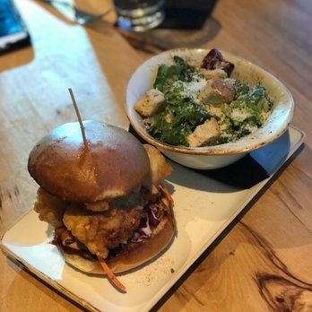 Canvas - Park Brewing Beer-Battered Fish Sandwich - New American Near Me - Orlando, Florida