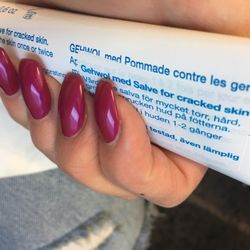 Paula's - Acrylic fill and gel topcoat