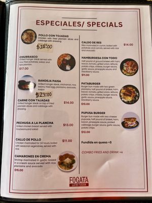 Menu photo 3 Fogata Latin Fusion Houston, TX Menu photo 3 Fogata Latin Fusion Houston, TX