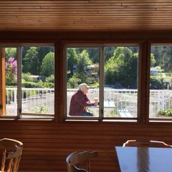 Springwater Lodge - Outside view from inside