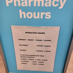 Walgreens - Pharmacy hours