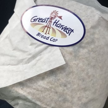 Great Harvest Bread - Love the neat wrapping and cute little sticker. It's the little things. - Bakeries Near Me - Charlotte, North Carolina Great Harvest Bread - Love the neat wrapping and cute little sticker. It's the little things. - Bakeries Near Me - Charlotte, North Carolina