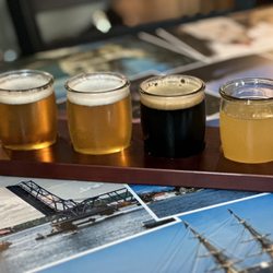 Wickman’s 2 Brews - Beer flight including a tasty stout from Hacienda.
