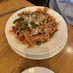 Saige and peppers pasta