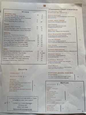 Menu photo 8 Campagnia Fresno, CA