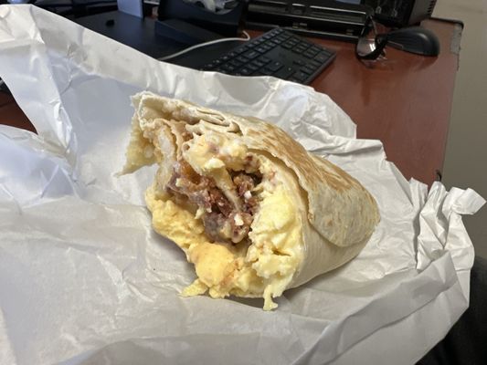Bad-Ass Breakfast Burritos by null