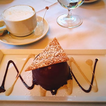 Cielo Restaurant - Chocolate Bombe! I wish I could eat this everyday! - New American Near Me - Sanibel, Florida