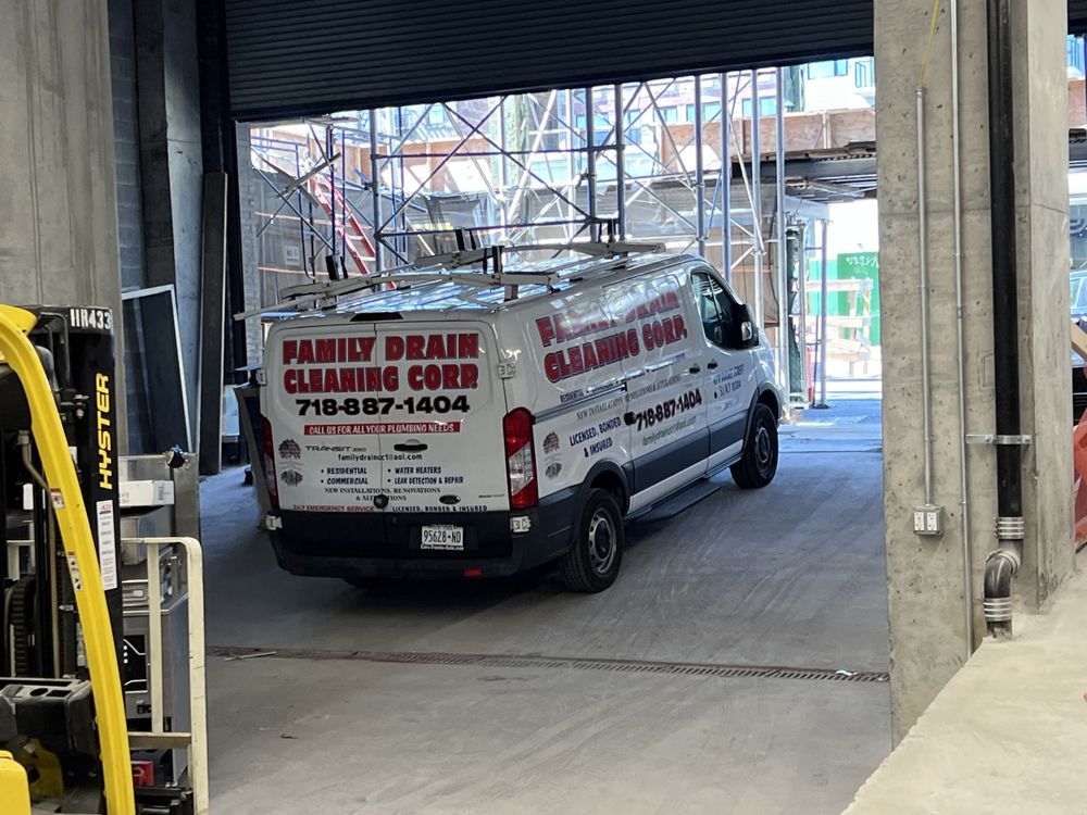 Slide of Family Drain Cleaning