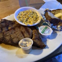 Chubby's Bar & Grill - Tuesday special, grilled prime rib!