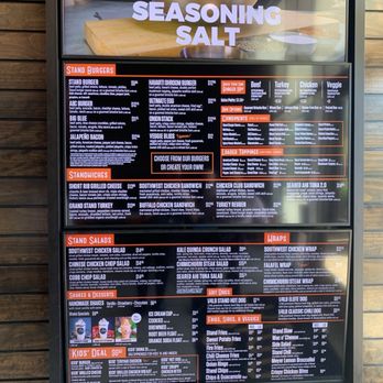The Stand - American Classics Redefined - Menu - New American Near Me - The Woodlands, Texas