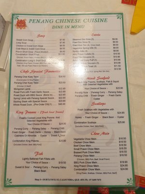 Menu photo 3 Uncle Lee's Chinese Caloundra, QLD Menu photo 3 Uncle Lee's Chinese Caloundra, QLD