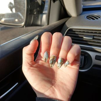 Nail Bawse - Fresh from the salon! Aquamarine realness - Nail Technicians Near Me